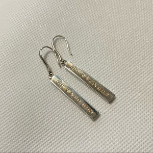 Authentic TIFFANY & CO BAR Earrings